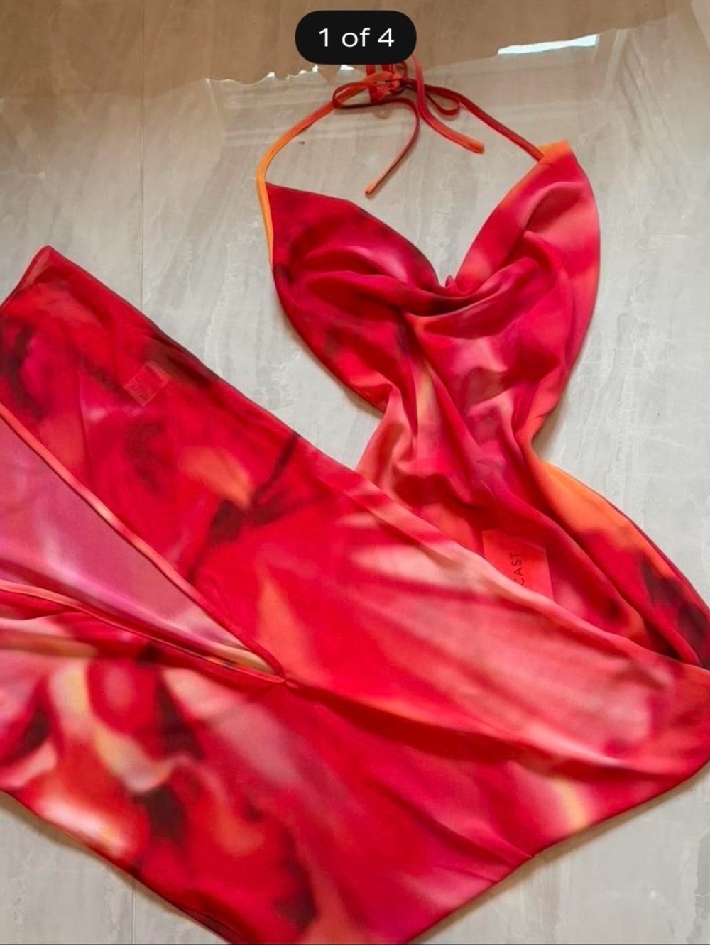 Outcast Red Halter Slip Dress - Women's Summer Dresses